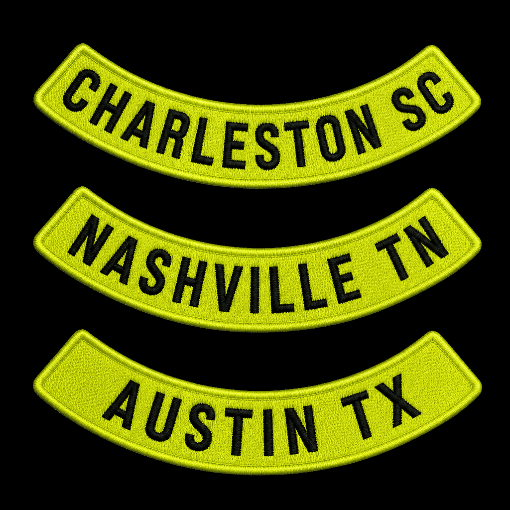Pickleball Mafia city rockers for Charleston, Nashville, and Austin